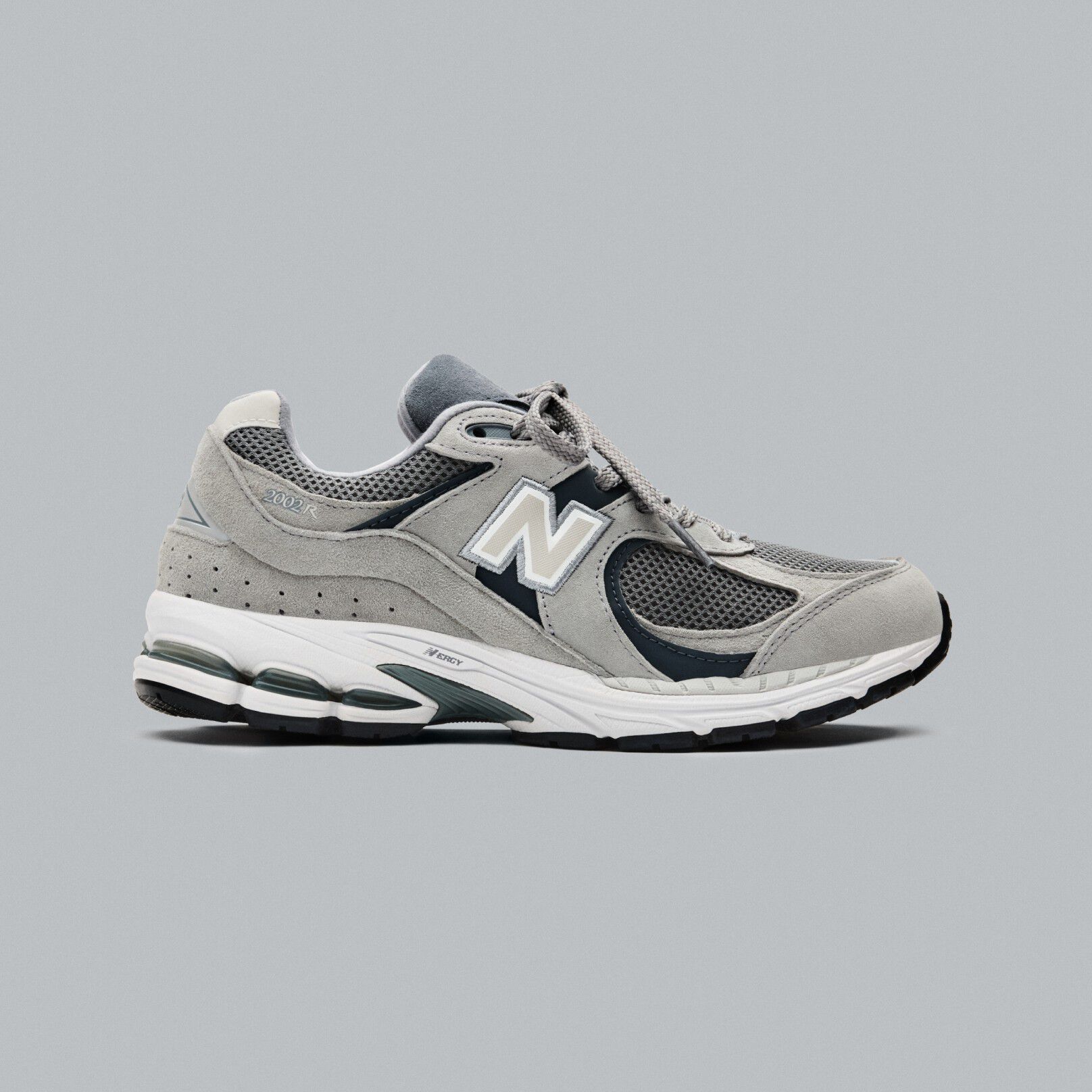 A grey 2002R on a grey background