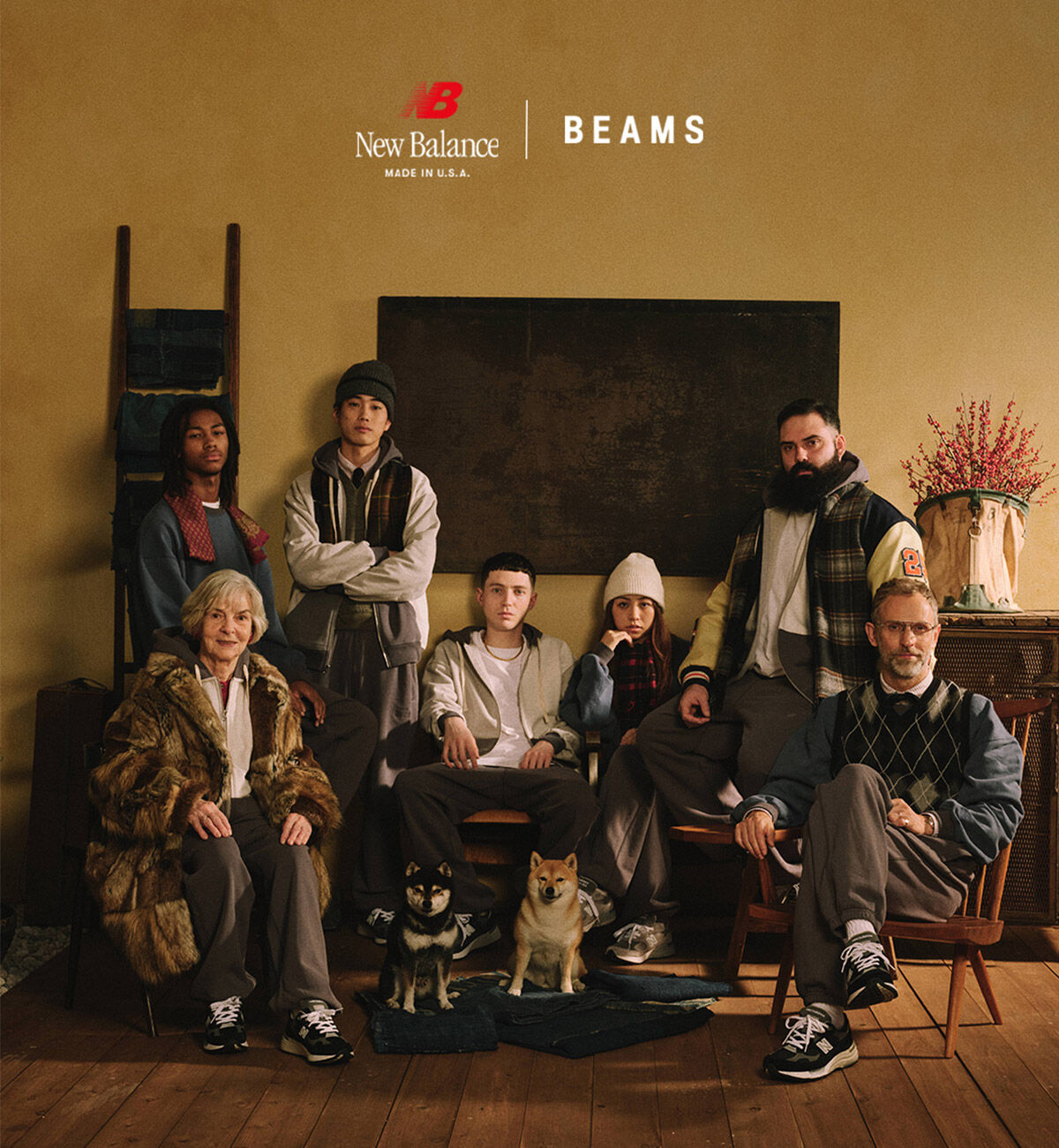 New Balance &times; BEAMS Made in U.S.A. Apparel Collection