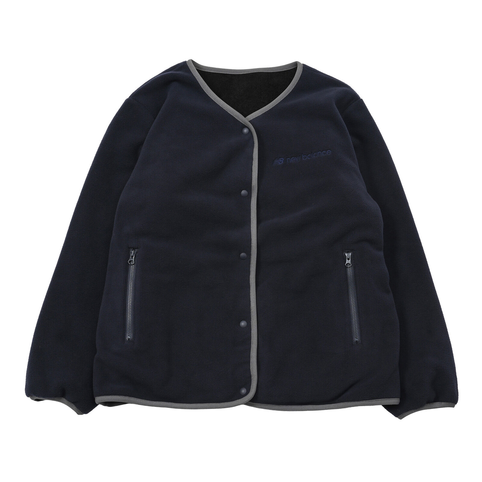 フリースカーディガン