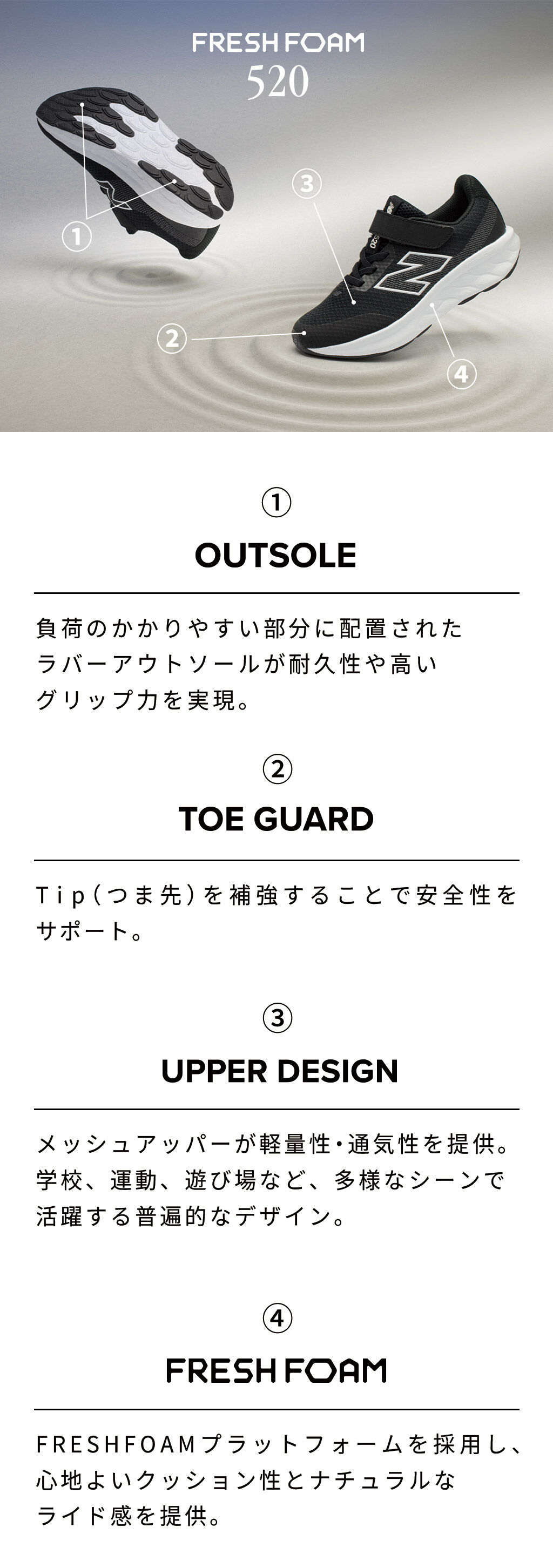 520 Hook & Loop｜ニューバランス公式通販 | - New Balance
