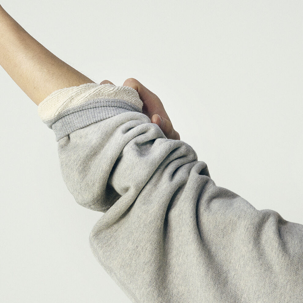 NB GREY オーバーサイズフーディ