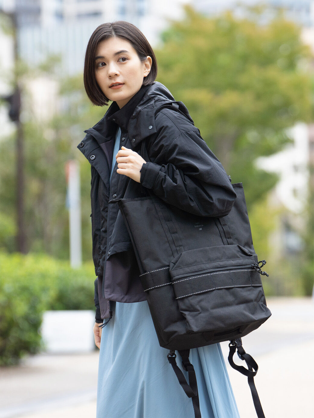 NB GREY パデッドショートジャケット