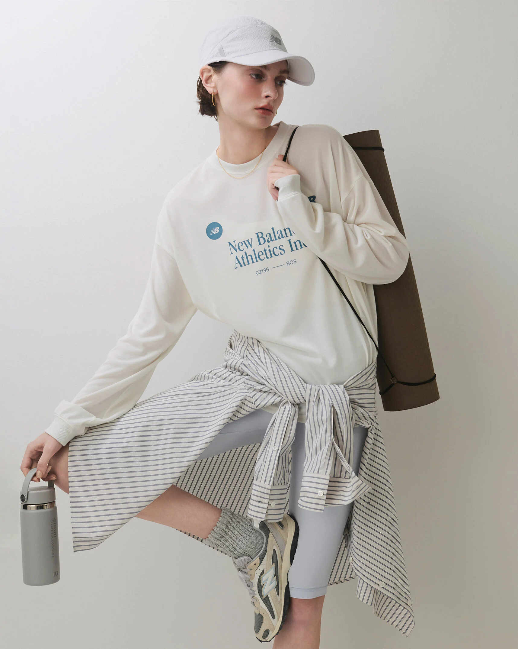 emmi✖️new balance☆グレー ブルゾン New Balance for emmi】マルチファンクションジャケット(ジャケット