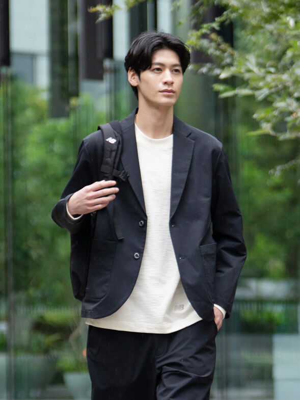 NB GREY シングルジャケット