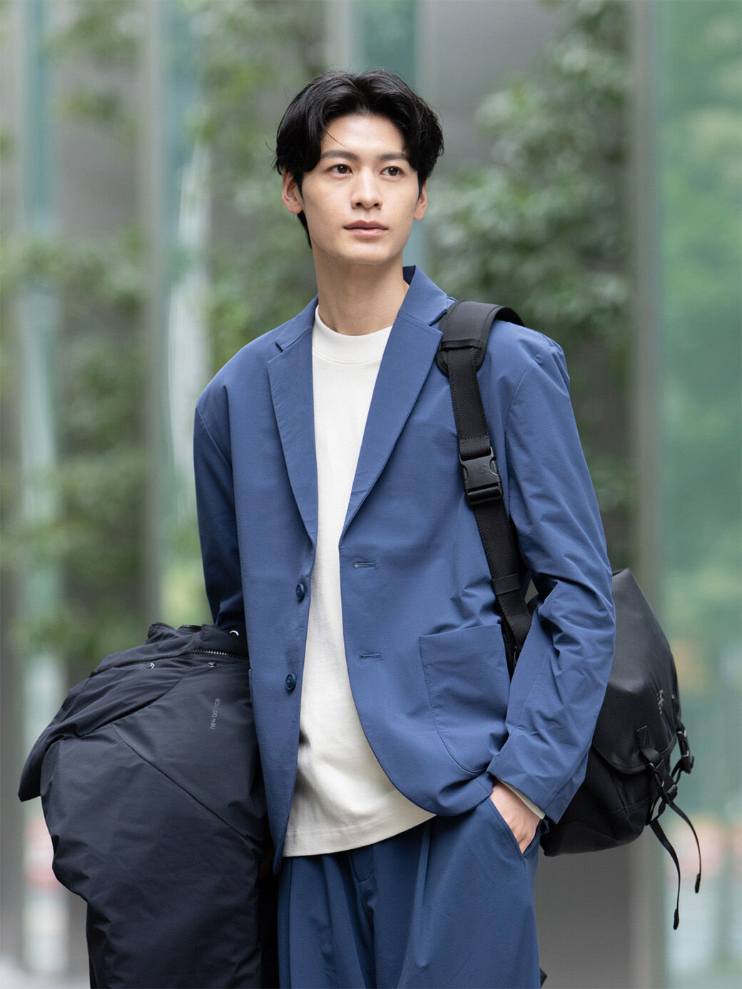 NB GREY シングルジャケット