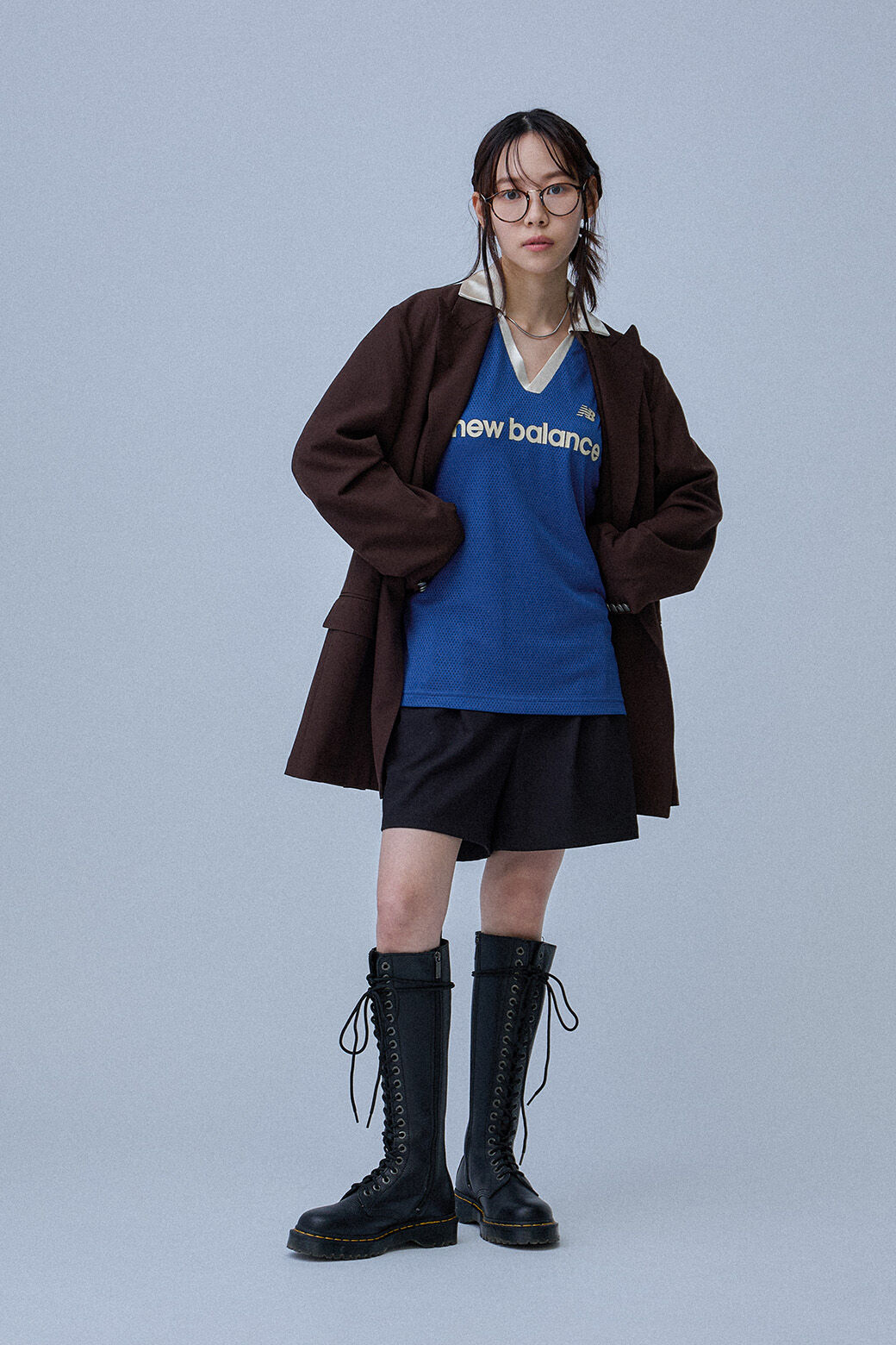 Tops：メッシュジャージロングスリーブトップ