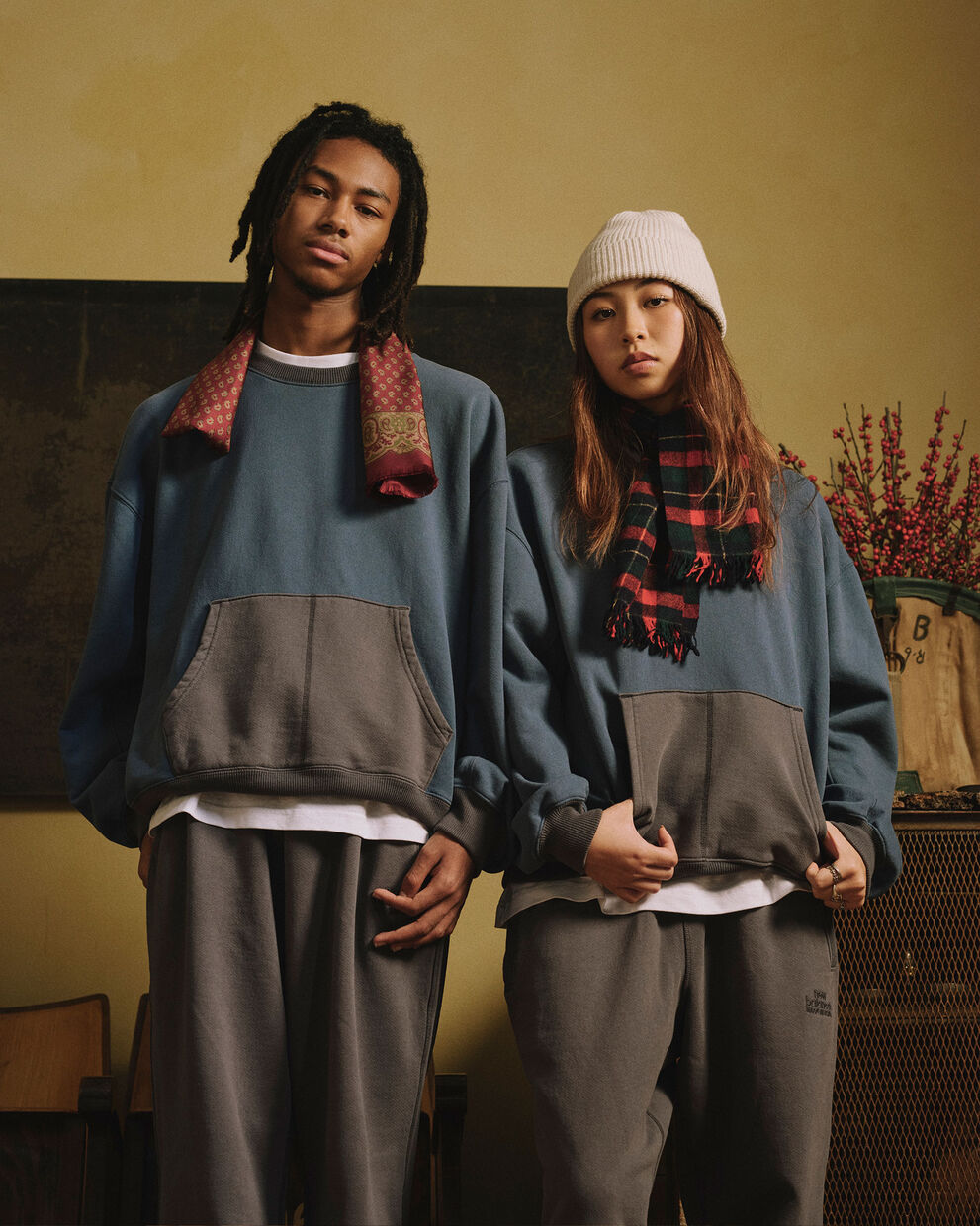 New Balance &times; BEAMS Made in U.S.A. Washed Crew