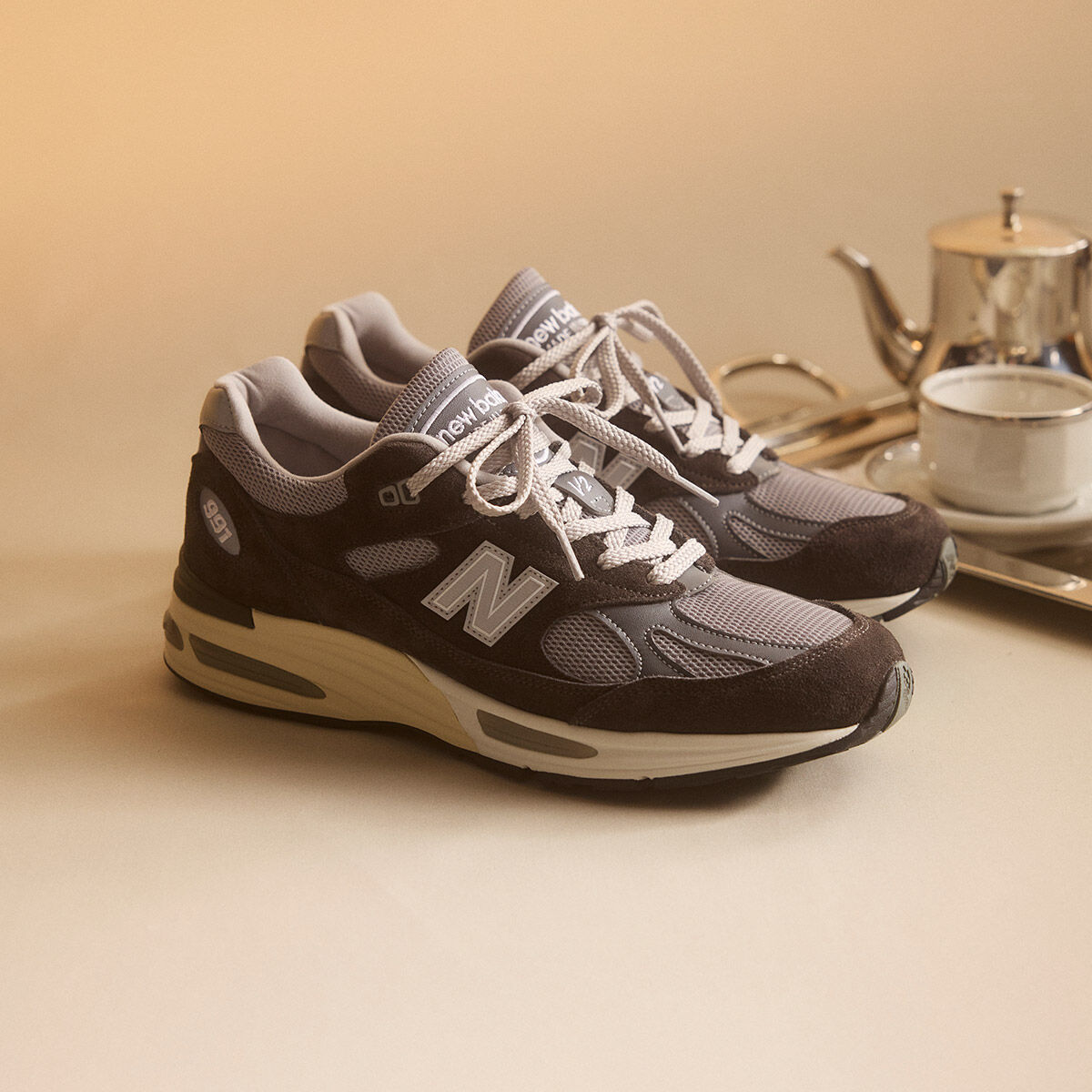 ★新品 2015FW MADE IN UK 店舗限定ニューバランス NEW BALANCE M576CBB ブラウン/ベージュ★