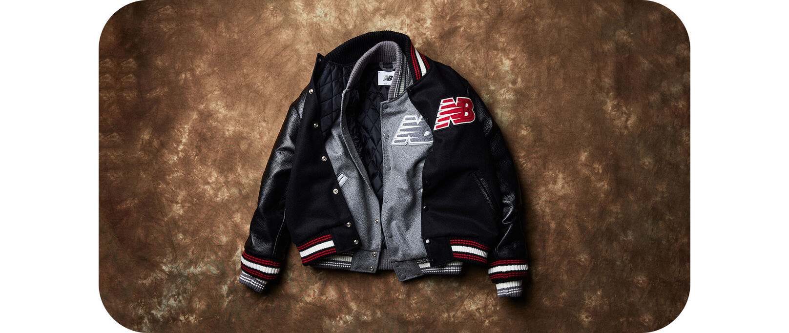New Balance & Brian Blakely　Made in U.S.A. Premium Varsity Jacket