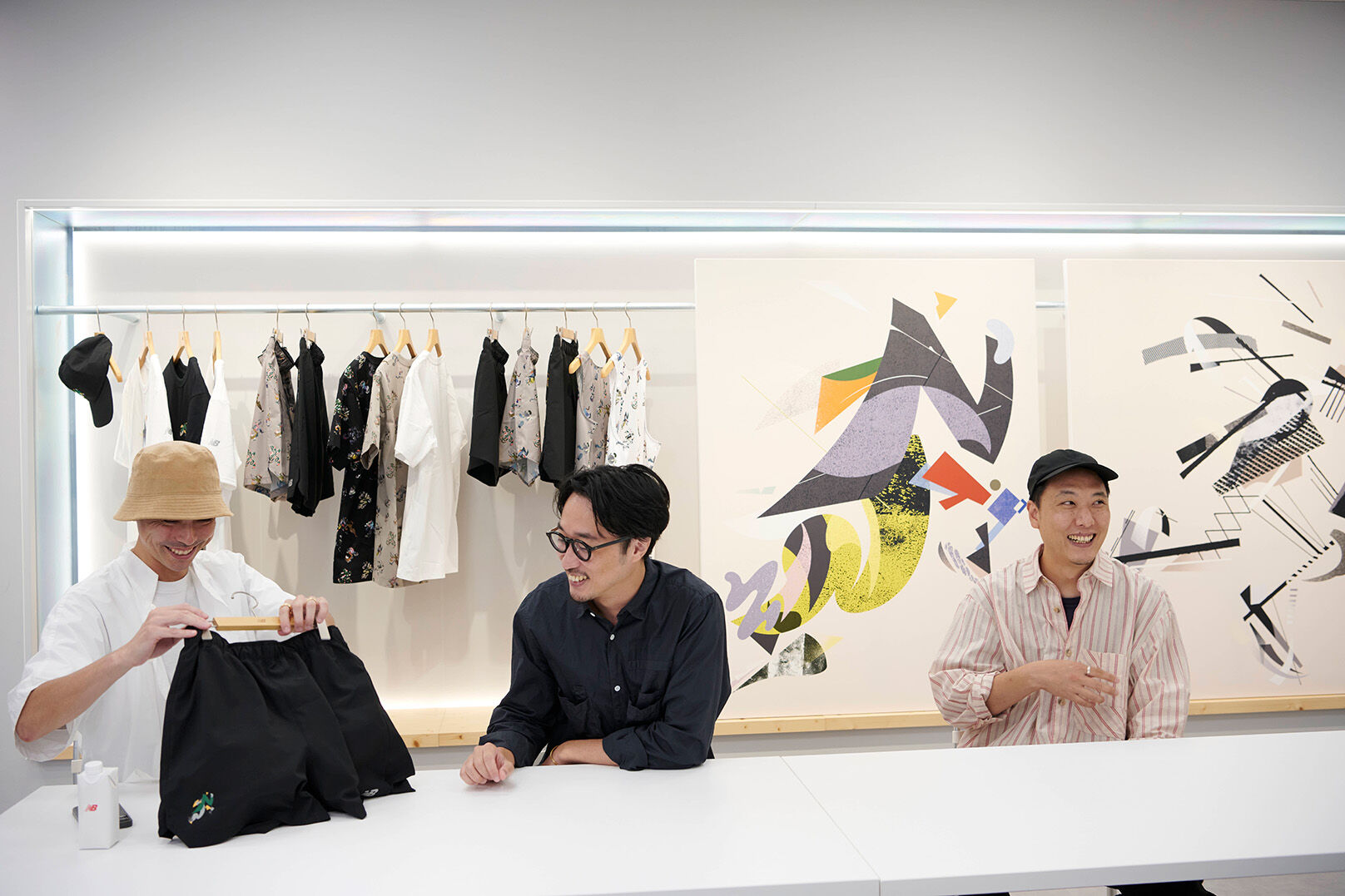 PROFILE: 左から浅葉球、飯高健人、石井伶。