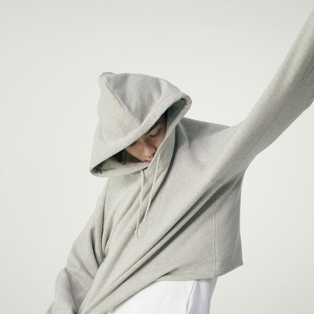 NB GREY オーバーサイズフーディ