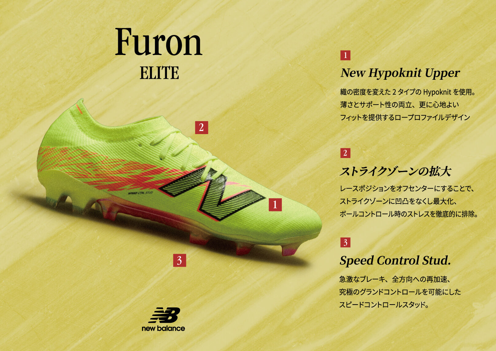 送料関税込☆ニューバランスFURON ELITE FG V8サッカースパイク FURON ELITE FG V8 - New Balance