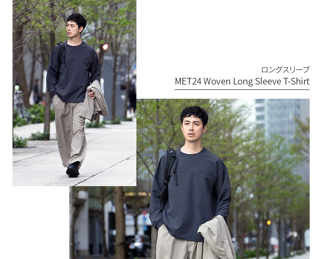 MET24 Woven Long Sleeve T-Shirt