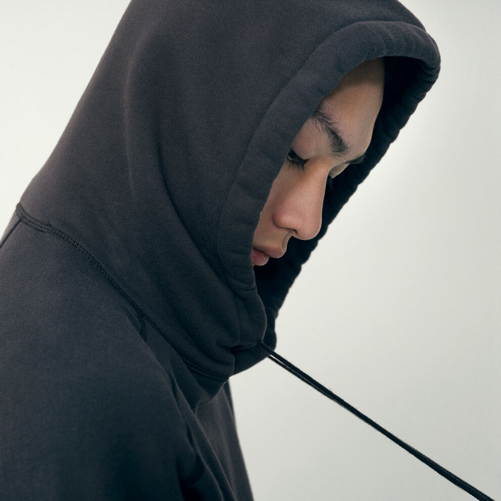 NB GREY レギュラーフィットフーディ