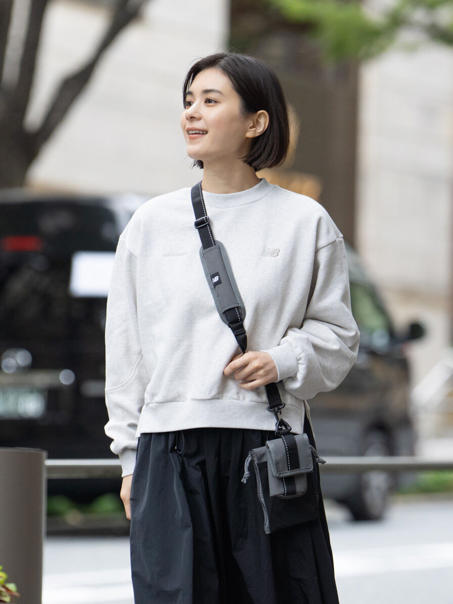 NB GREY クルースウェットシャツ