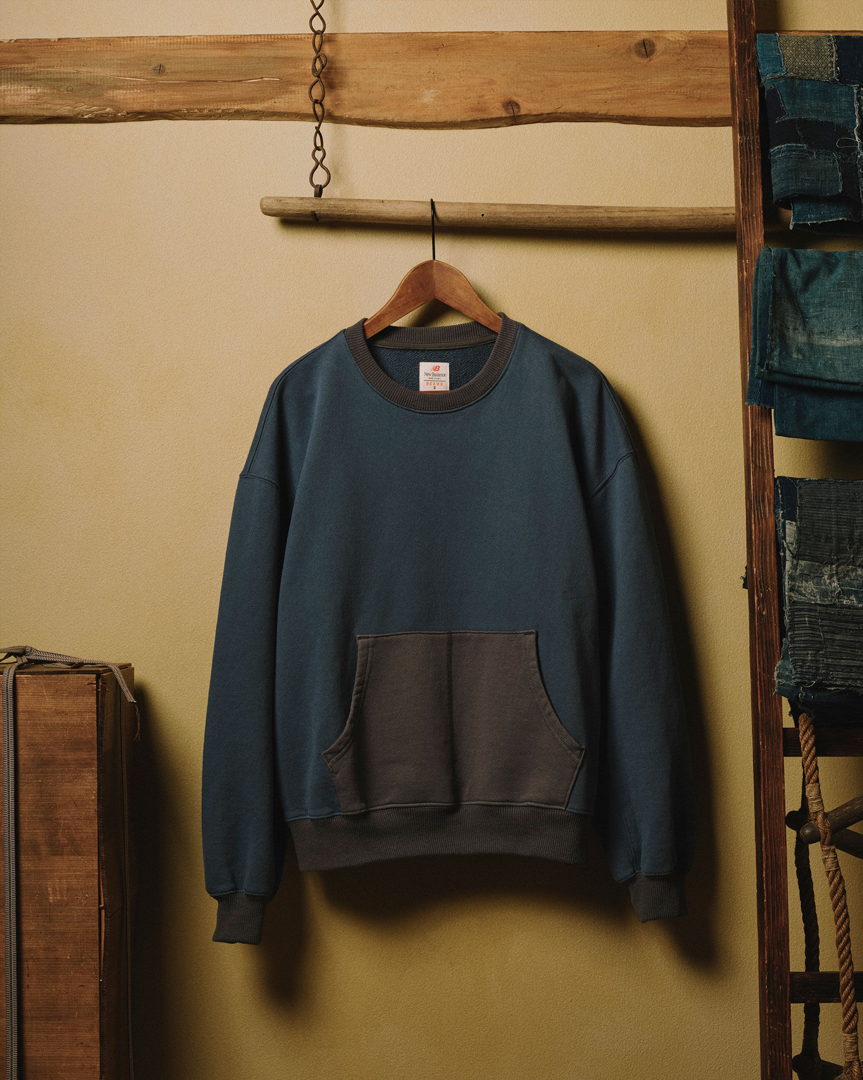 New Balance x BEAMS Made in U.S.A. Washed Crew｜ニューバランス公式