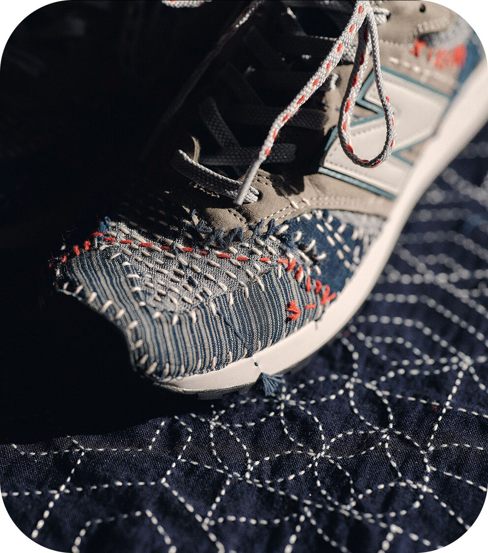 New Balance & SASHIKO GALS Made in USA 1300JP image2