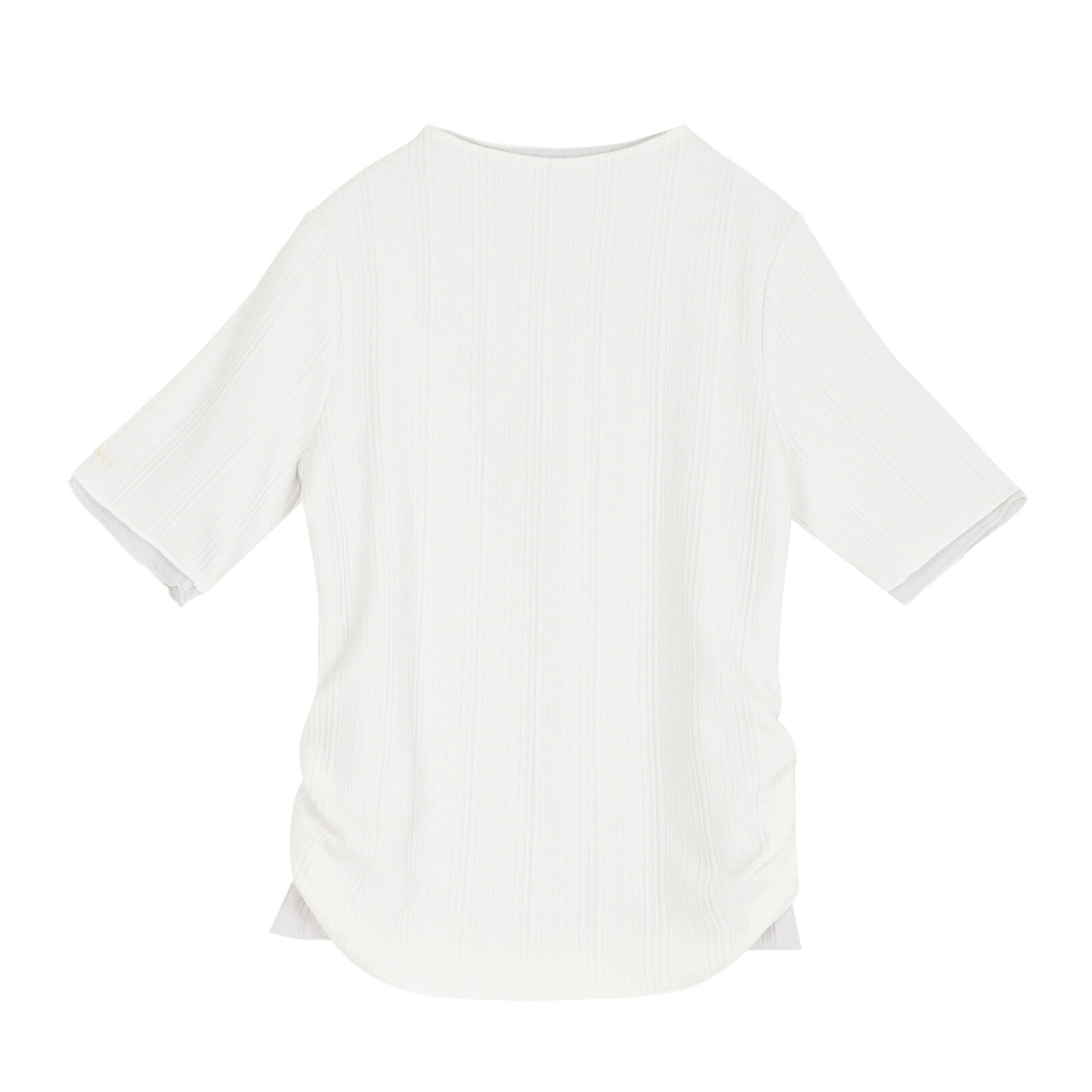 NB GREY カラーブロック半袖トップ