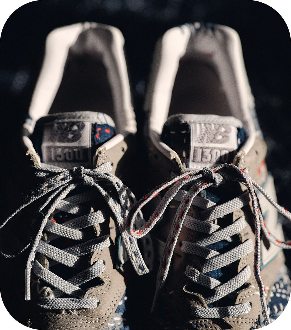 New Balance & SASHIKO GALS Made in USA 1300JP image1