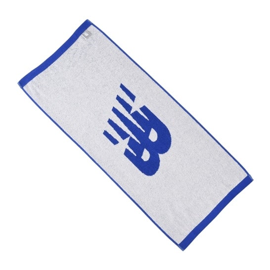 Jacquard face towel with big flying NB logo