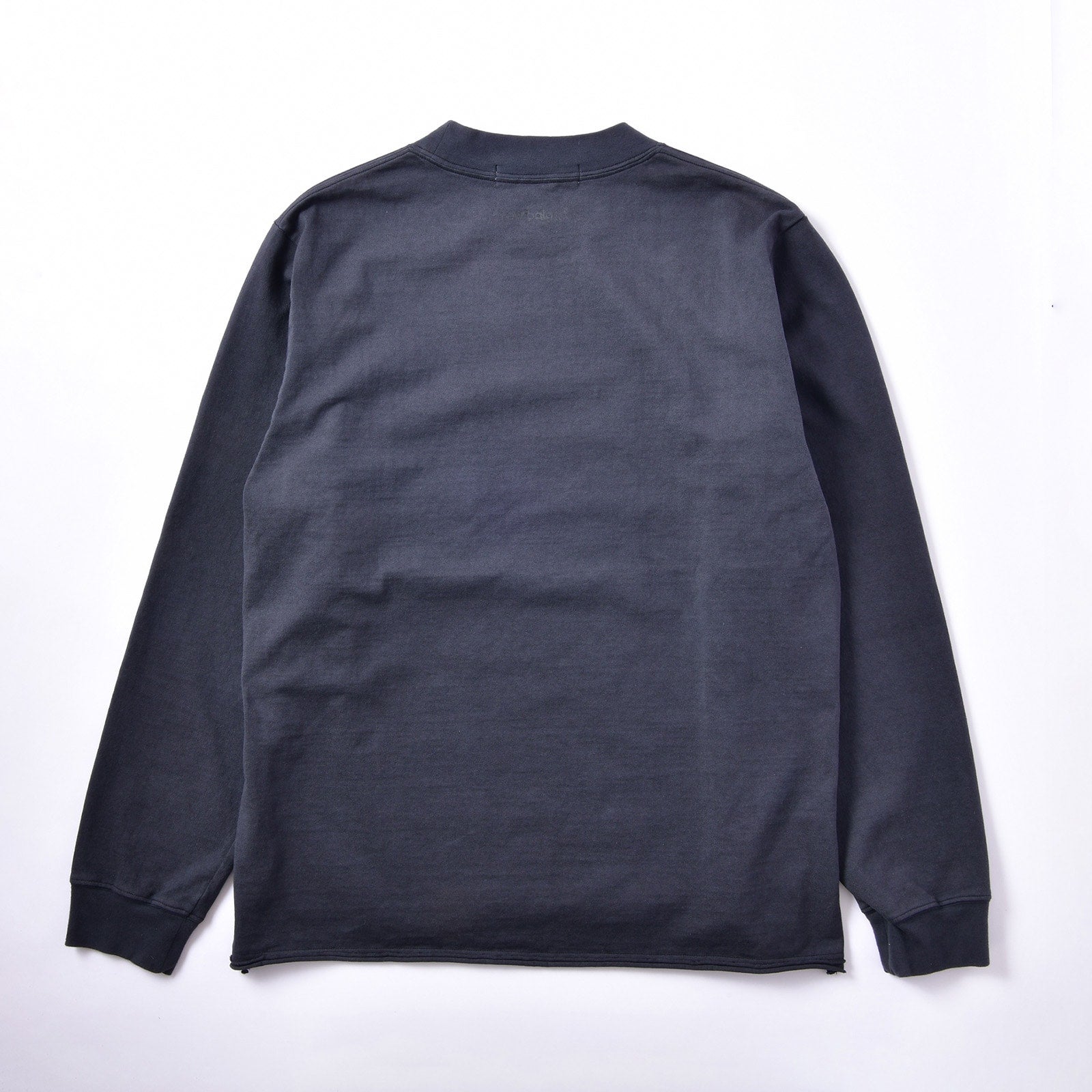 TDS Garment Dye Heavy Weight Dry Mock Neck Long Sleeve T-shirt