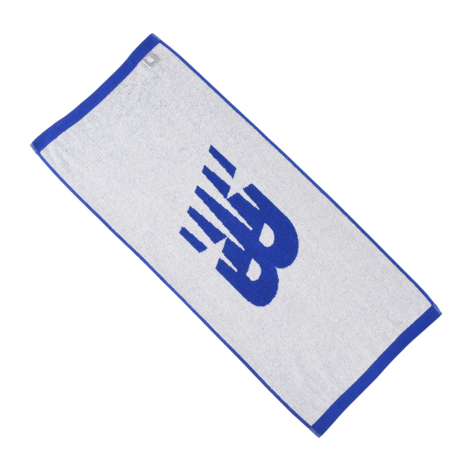 Jacquard face towel with big flying NB logo