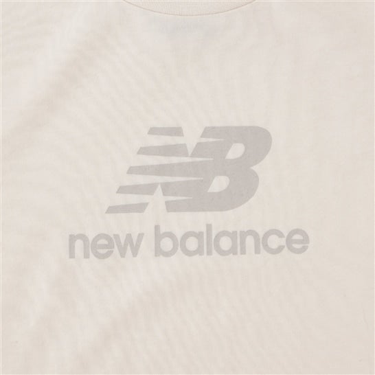 Moisture-wicking, quick-drying stacked logo short-sleeve T-shirt