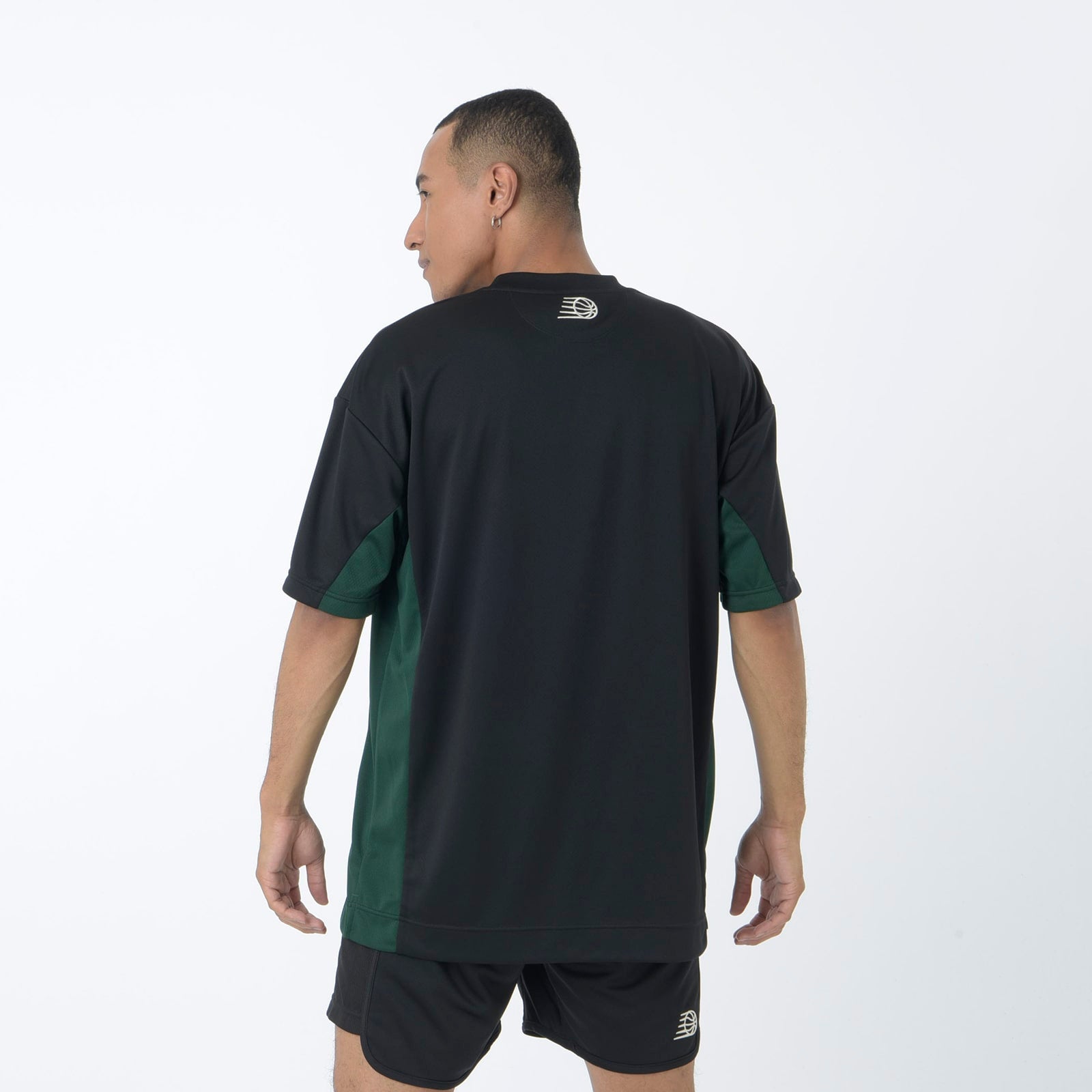 Court Graphic Dimple Mesh Tee Short Sleeve