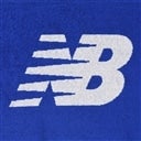 Jacquard face towel with big flying NB logo