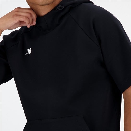 BP fleece hoodie short sleeve top