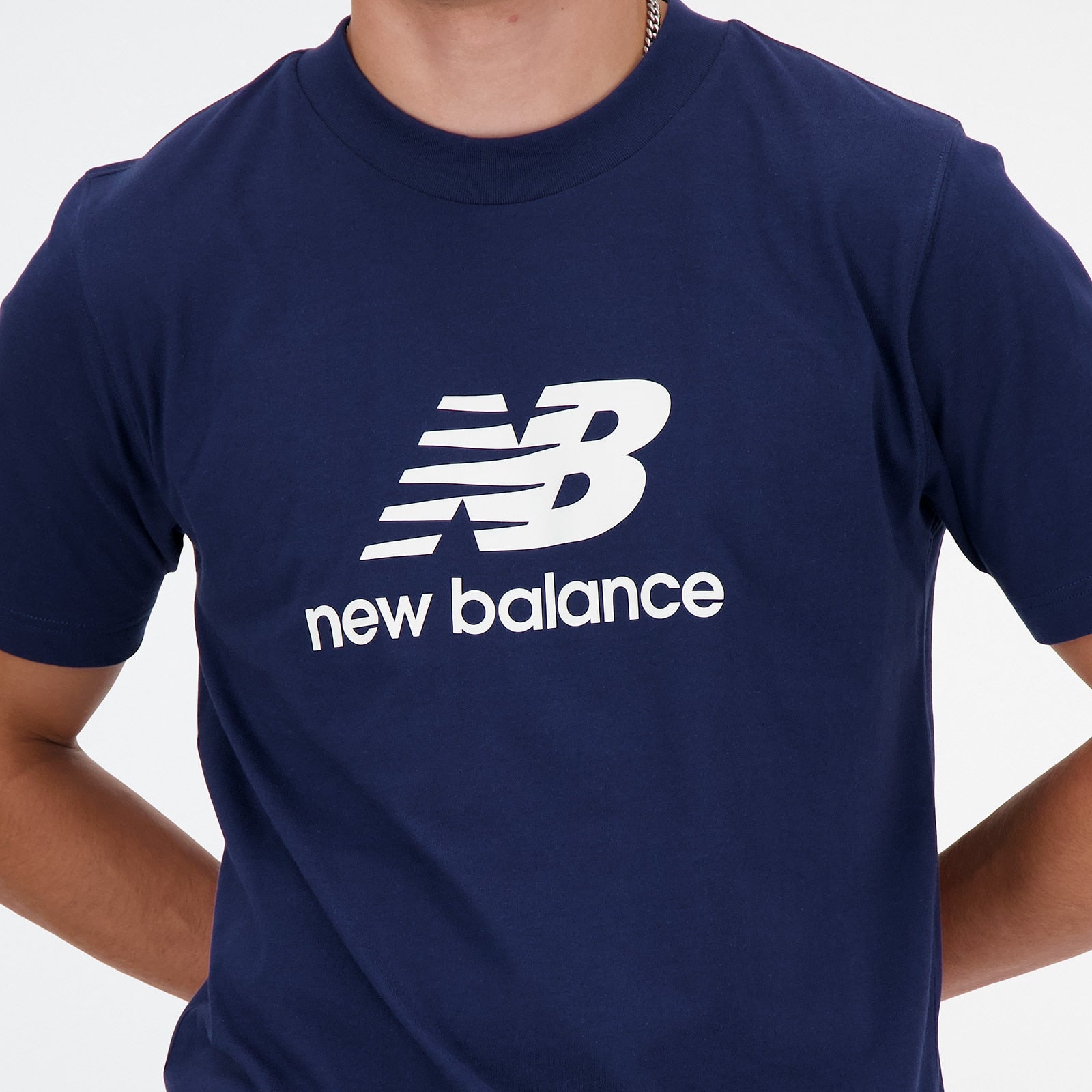NB公式】ニューバランス | New Balance Stacked Logo ショートスリーブ 