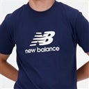 New Balance Stacked Logo 짧은 슬리브 티셔츠