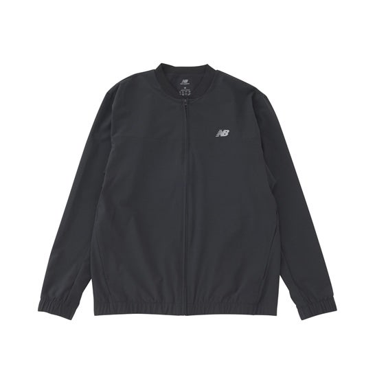 Stretch woven bomber jacket