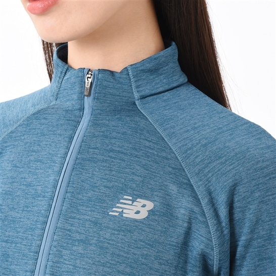 Sport Essentials 프리미엄 히트 그리드 하프 Zip