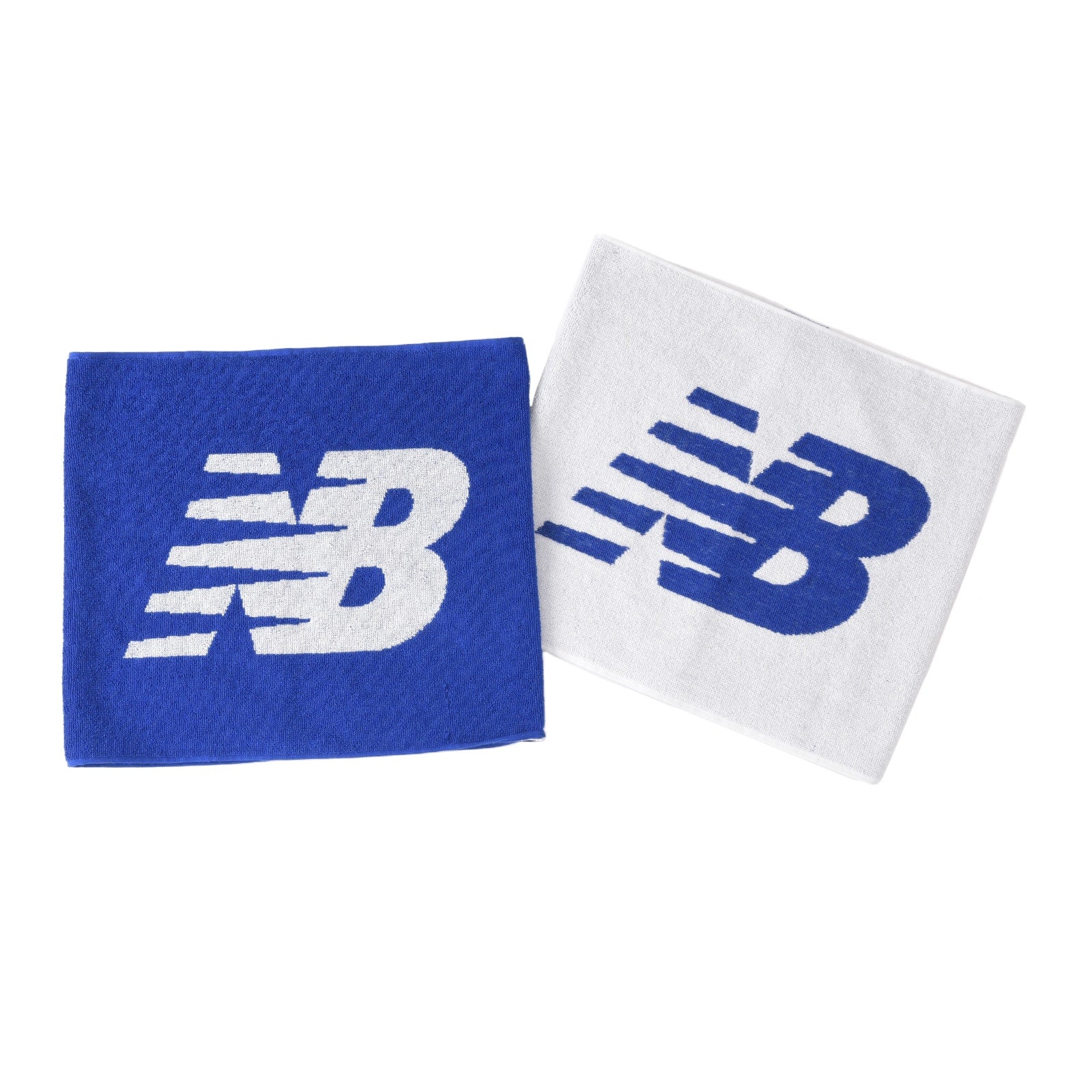 Jacquard face towel with big flying NB logo