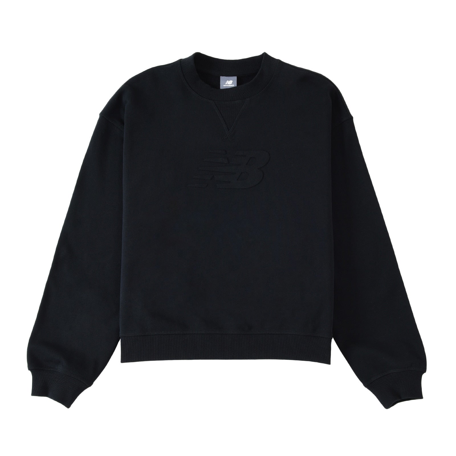 Seasonal Stacked Logo French Terry Crew