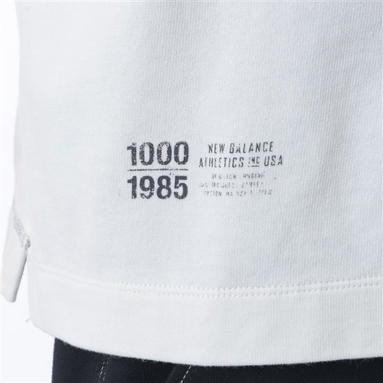 1000乳白色印花长袖T恤加大版