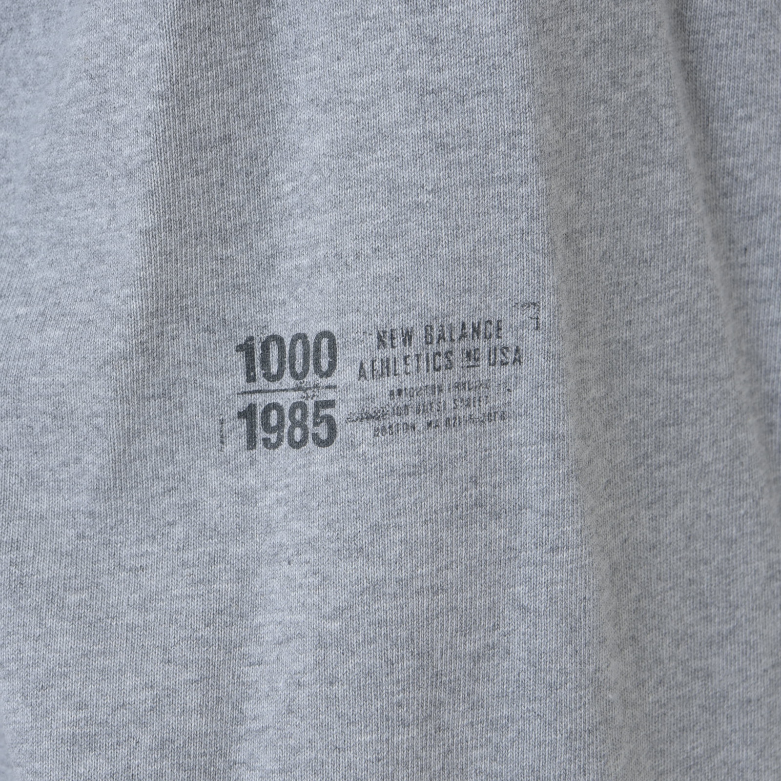 1000 Ribbed Hem Long Sleeve T-Shirt Oversized Fit