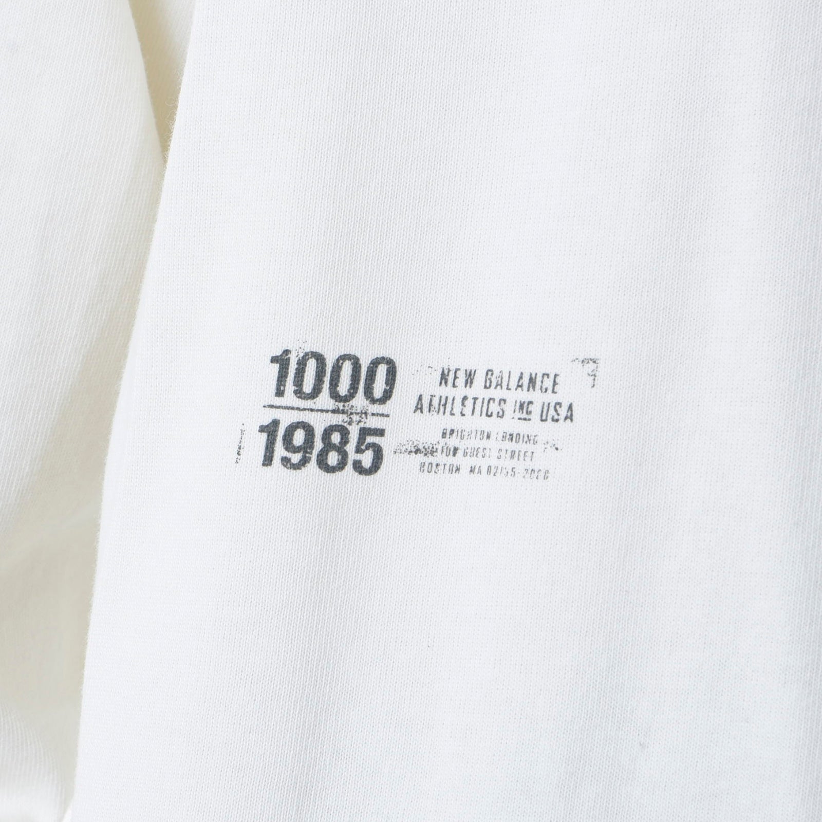 1000 리브 옷자락 롱 슬리브 T셔츠 오버 사이즈 피트