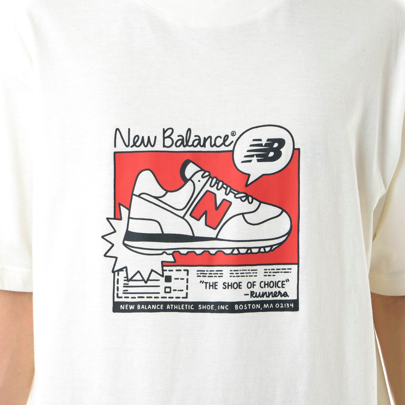 New Balance Ad 릴렉스 쇼트 슬리브 T셔츠