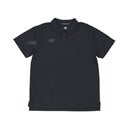 Black Out Collection Poly Stripe Knit Button Down Polo Shirt