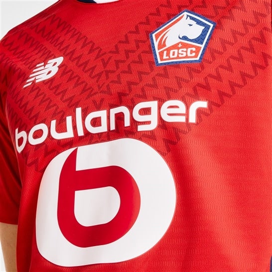 Lille 2024 Home Replica Short Sleeve Shirt