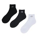 Mid-length 3P socks with patch
