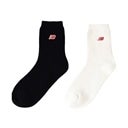 Waffle knit ankle 2P socks