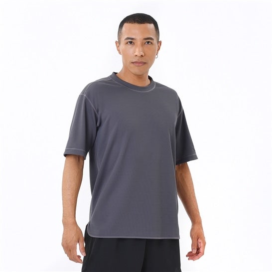 Black Out Collection Poly Waffle Short Sleeve Shirt