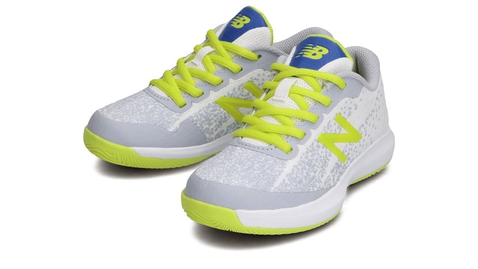 (NB公式)【ログイン購入で最大8%ポイント還元】 キッズ KC996 U4 (ホワイト) テニス オールコート用シューズ 靴 ニューバランス newbalance