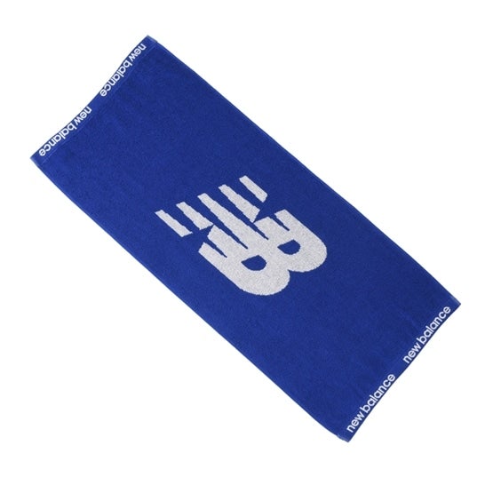 Jacquard face towel with big flying NB logo