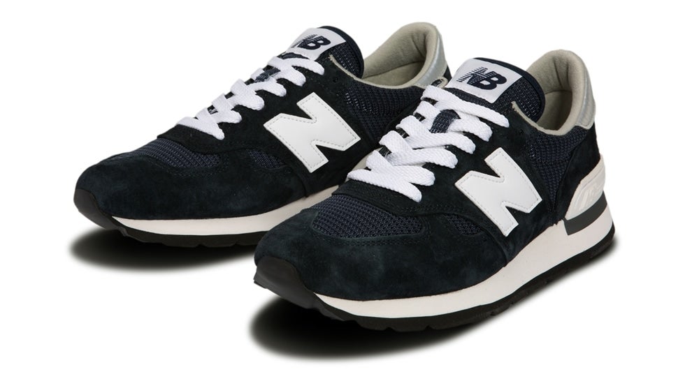 【限定・再入荷】ユニセックス M990 NV1 ブルー (22.5cm - 29.0cm D (やや細い)) スニーカー シューズ(Made in USA/UK) 靴