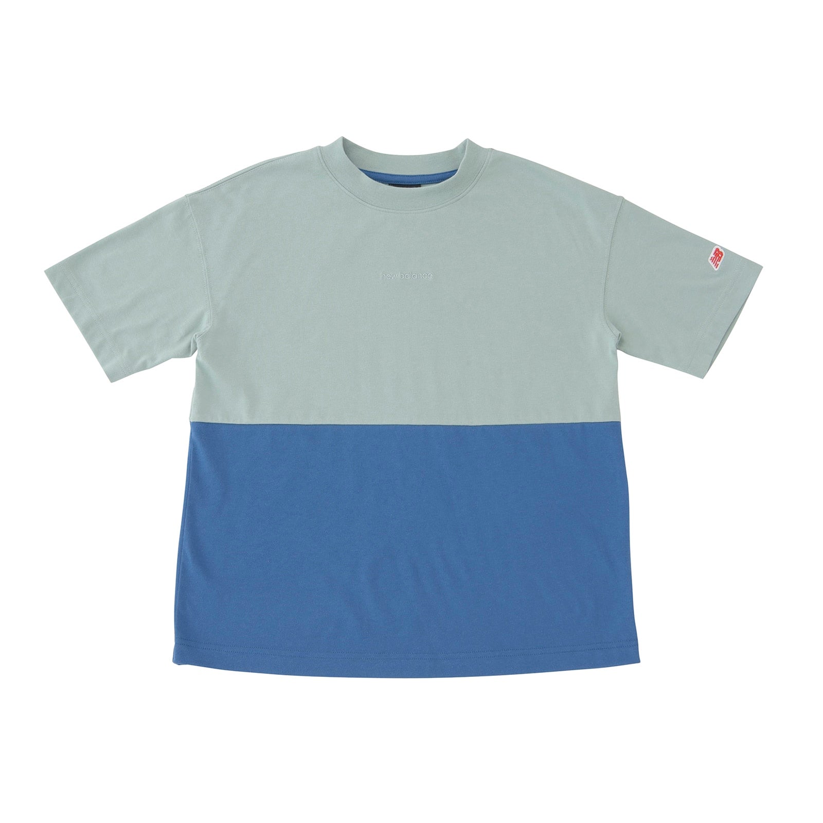 Moisture wicking Linear logo Block short sleeve T-shirt