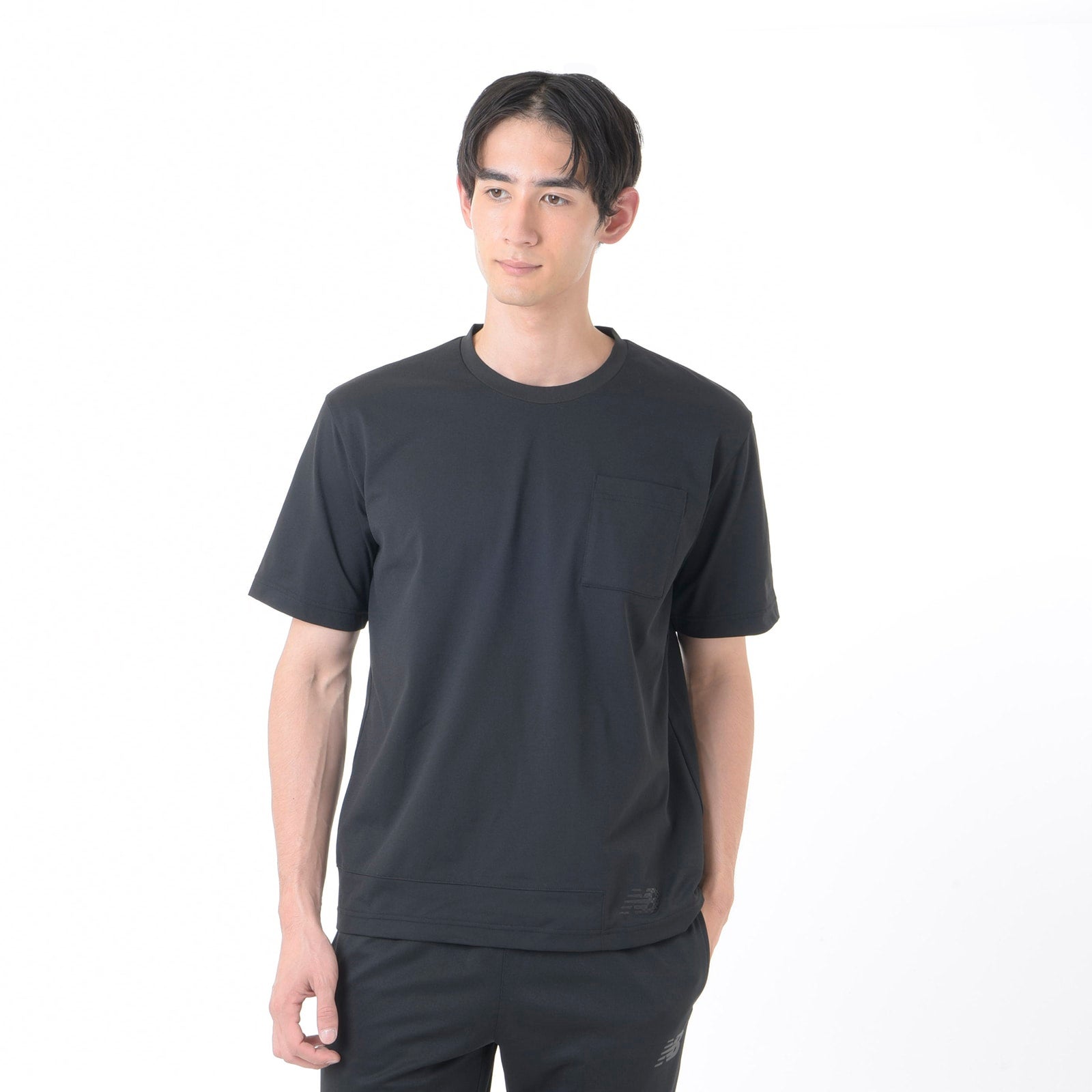 Black Out Collection超值版棉质浅色商标短袖T恤